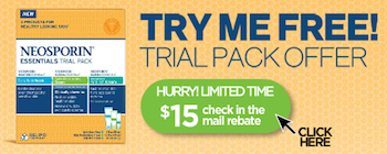 Neosporin Essentials Trial Pack Try Me FREE Rebate