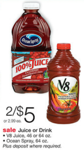 Ocean Spray Walgreens Sale