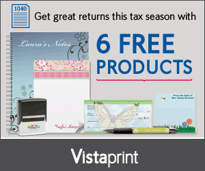 Vistaprint Tax Season Offer