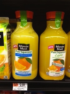 Walmart Minute Maid Pure Squeezed Deal