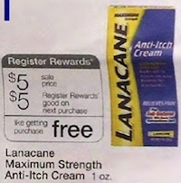 Walgreens Lanacane Deal