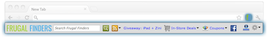 Frugal Finders Toolbar