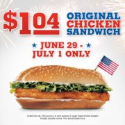Burger King Chicken Sandwich Deal