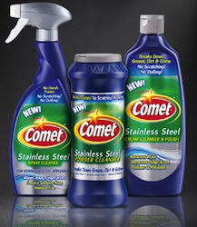 Comet Stainless Steel Cleansers