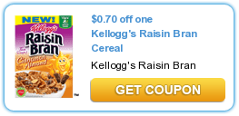 Kelloggs Raisin Bran Cereal Coupon