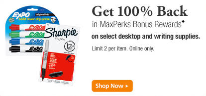 OfficeMax Freebies MaxPerks Rewards