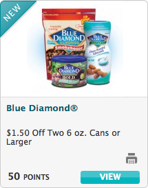 Recyclebank Blue Diamond Almonds Coupon