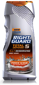 Right Guard Total Defense 5 Body Wash