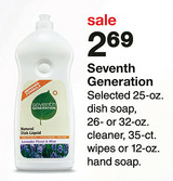 Target Seventh Generation Sale