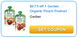 Gerber Organic Pouch Coupon