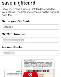 Save GiftCard