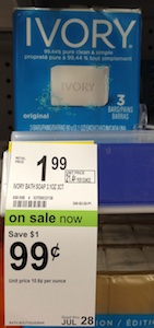 Walgreens FREE Ivory Soap