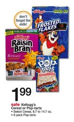 Walgreens Kelloggs Cereal Deal