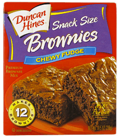 Duncan Hines Snack Size Brownies