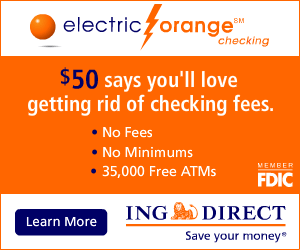 ING Direct Electric Orange Bonus