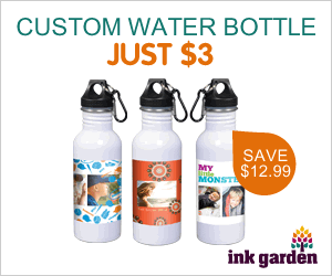 InkGarden Custom Water Bottle