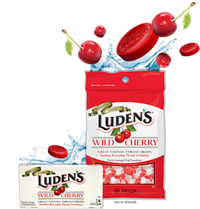 Luden Wild Cherry Cough Drops