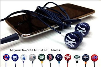 MLB NFL Earbuds