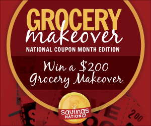 National Coupon Month Grocery Makeover Contest