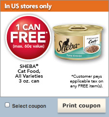 PetSmart FREE Sheba Cat Food