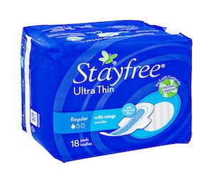 Stayfree Ultra Thin Pads with Wings