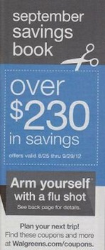 Walgreens September 2012 Coupon Booklet