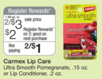 Carmex Lip Balm Register Reward Deal