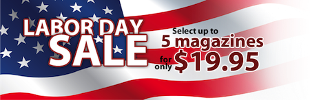 Discount Mags Labor Day Magazine Sale