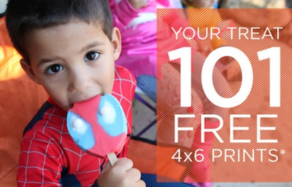 101 FREE 4x6 Prints