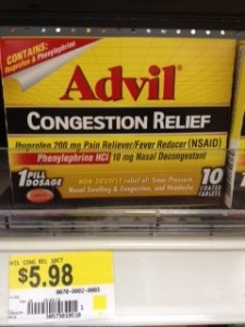 Advil Congestion Relief Walmart Deal