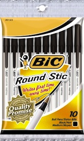 Bic Round Stick Pens