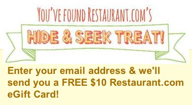 FREE Restaurant com eGift Card