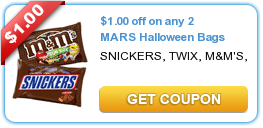 Mars Halloween Candy Coupon
