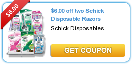 Schick Disposable Razors Coupon