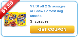 Snausages Dog Snacks Coupon