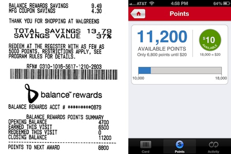 Walgreens Balance Rewards Points