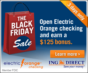 ING Direct Black Friday Sale