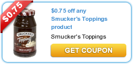 Smuckers Ice Cream Toppings Coupon
