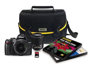 Nikon D3000 DSLR Bundle