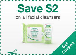 Simple Facial Cleansers Coupon