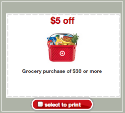 Target Grocery Coupon