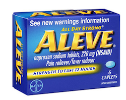 Aleve Travel Size