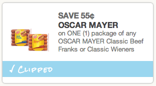 Oscar Mayer Hot Dogs Coupon