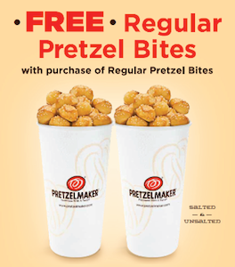 Pretzelmaker BOGO Pretzel Bites