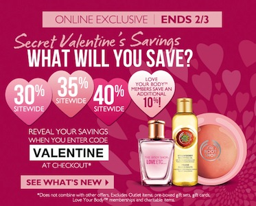 The Body Shop Valentines Day