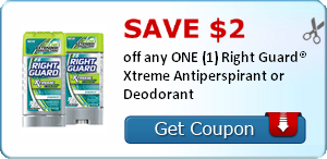Right Guard Xtreme Coupon
