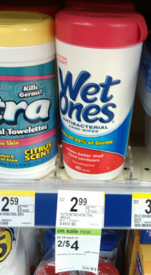 Wet Ones Wipes