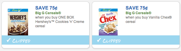 Cereal Coupons