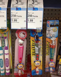 Walgreens Firefly Toothbrush Deal