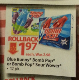 Walmart Bomb Pops